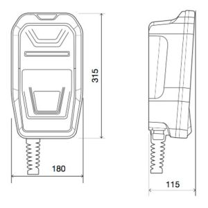 Statie de incarcare rapida 16A - 3.7kW, cu o singura priza, pentru masinile hibride si electrice personale, ce poate fi montata in interiorul sau in exteriorul garajului pret ieftin 4