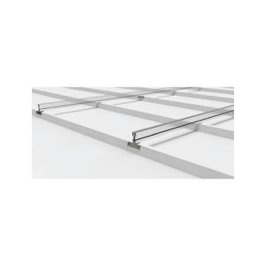Sistem de fixare pe acoperis inclinat din tabla cutata pentru 3 panouri fotoelectrice, policristaline sau monocristaline, dispuse pe verticala pret ieftin 3