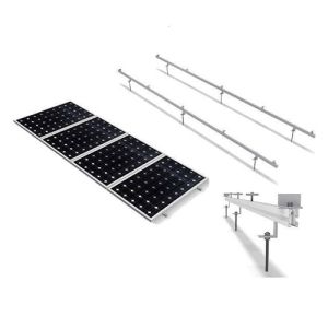 Structura de prindere pe acoperis pentru 5 panouri fotovoltaice 1650/2000 x 1000 (35-50 mm), realizata din aluminiu de inalta calitate pret ieftin 3