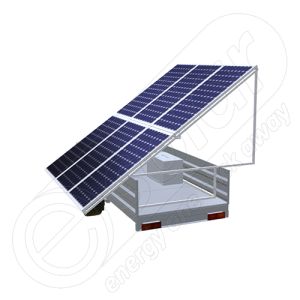 Remorca solara generator fotovoltaic mobil IDELLA Mobile Energy IME 6, pentru aplicatii agricole sau santiere temporare, cu 6 module solare de inalta calitate IDELLA Power Poly IPP 550W