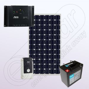 Kit fotovoltaic monocristalin cu invertor IPM150W-550W-6.6F-6A-50Ah