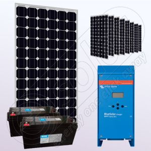 Kit solar fotovoltaic stand alone IPM200Wx9-VICMPPT70Ah-150Ahx2