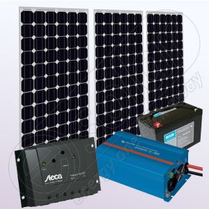 Kit solar fotovoltaic stand alone cu invertor IPM200Wx3-800W-PRS2020-20Ah-89Ah