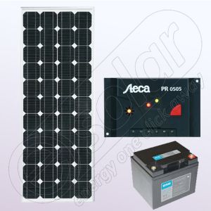 Sistem solar fotovoltaic stand alone IPM100W-12V-5A-33Ah