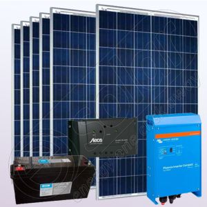 Sisteme fotovoltaice policristaline cu invertor IPP200Wx6-1600W-Tarom245-45Ah-150Ah