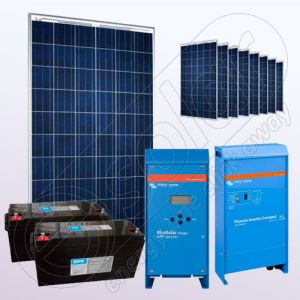 Sisteme voltaice policristaline off-grid cu invertor IPP200Wx9-2000W-VIC70MPPT-150Ahx2