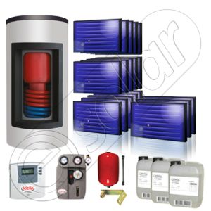 Panouri solare Idella si boiler Kombi set 18x1-1500.300.1KS