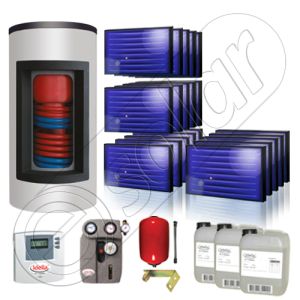 Panouri solare Idella si boiler Kombi set 20x1-1000.200.2KS