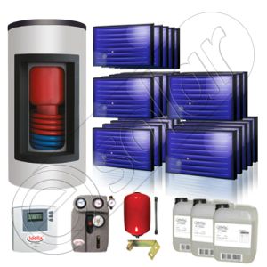 Panouri solare Idella si boiler Kombi set 23x1-1500.300.1KS