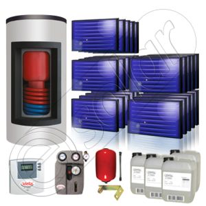 Panouri solare Idella si boiler Kombi set 25x1-1500.300.1KS