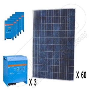 Sistem fotovoltaic off-grid trifazat de 15kW putere instalata