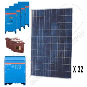 Sistem solar tip insula de 8kW putere instalata