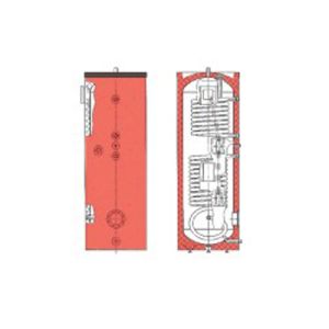 Boilere Solare cu statie solara si controler incluse Ideval IDVL-Solarbag 400.2