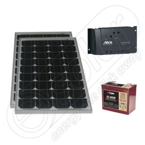 Kit fotovoltaic mobil aplicatii mici 12V 330Wh