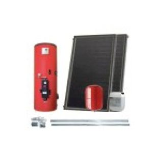 Kit solar cu 2 panouri IFST2,05 cu boiler solar Solarbag 300.2 cu statie solara si controler integrate