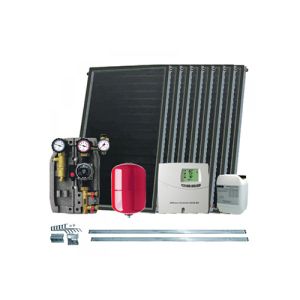 Kit solar pentru apa calda cu 8 panouri solare IFST 2,05/2,54 fara boiler