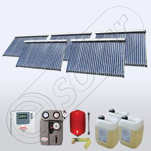 Kitul de panouri solare pentru apa calda menajera fara stocator de apa SIU 5x30