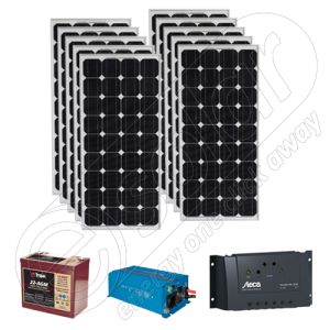 Kituri solare fotovoltaice pentru excursii 220V 2.6kWh