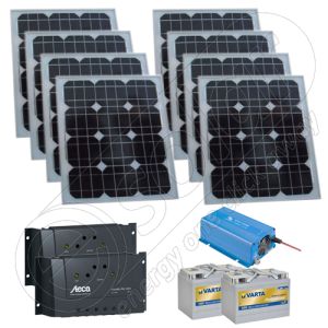 Kituri solare generatoare curent pentru camping 220V 800Wh