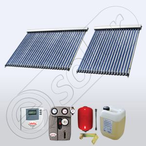 Pachetele de panouri solare cu tuburi vidate pentru apa calda menajera SIU 1x20-1x30
