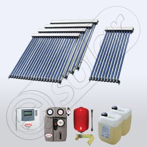 Panourile solare pachete cu tuburi vidate pentru apa menajera SIU 1x10-4x20 pentru duplexuri