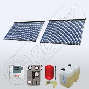 Seturi de panouri solare apa calda produse in China SIU 2x30 pentru tot timpul anului