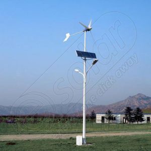 Stalp pentru iluminatul public fotovoltaic hibrid HI-6M 3