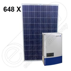 Instalatie fotovoltaica pentru casa cu invertor on-grid de 160 KW 4x Powador 40.0