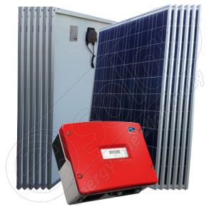 Instalatie solara monofazata rezidentiala 3 kW cu invertor SMA injectare in retea