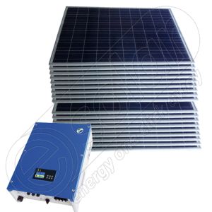 Kit fotovoltaic 4,5 KW trifazic pentru retea on-grid SolarLake 5500TL