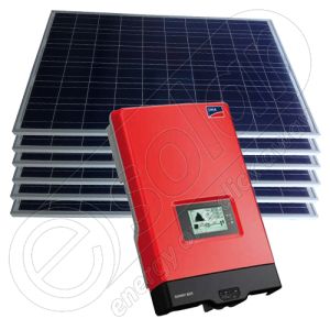 Kituri fotovoltaice certificate monofazate on-grid 1.5 KW cu invertoare SMA