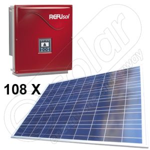 Kituri fotovoltaice cu productie medie de 90 KWh energie livrabila in retea Refusol 023k