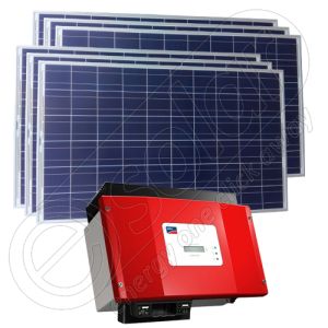 Kituri solare rezidentiale 1.5 kW monofazate cu invertoare SMA injectare in retea