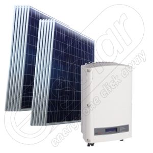 Sistem fotovoltaic pentru casa de 3 KW cu invertor on-grid de retea SE 2200-EUR