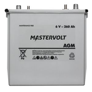 Baterie panou fotovoltaic 6 Volti-260 Amperi MasterVolt realizata dupa tehnologie AGM