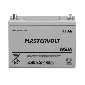 Baterii cu ciclu profund AGM 12 Volti-55 Amperi MasterVolt pentru instalatii fotovoltaice si eoliene