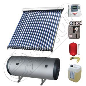 Instalatie solara cu tuburi vidate si boiler orizontal SIU 1x20-100.2TEH