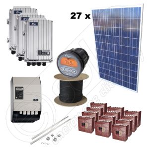 Kit cu celule fotovoltaice de 6.75kW putere instalata pentru energie electrica obtinuta economic cu manopera de instalare inclusa