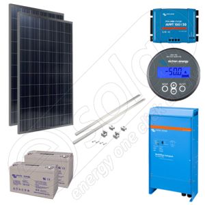 Kit solar fotovoltaic pentru irigatii in plantatii agricole de 400W putere instalata si 1320kWh productie media zilnica anuala