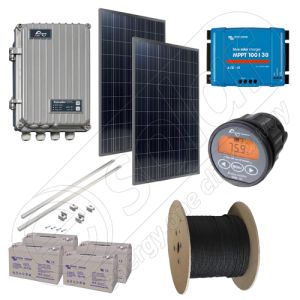 Kit solar la cheie cu panouri fotovoltaice 400W putere instalata cu manopera inclusa