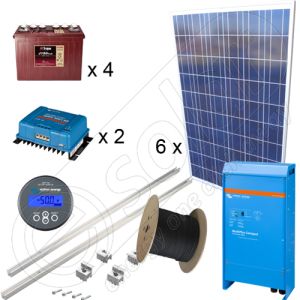 Kituri solare fotovoltaice de 1,5kW putere instalata cu structura si montaj pe acoperis inclinat incluse