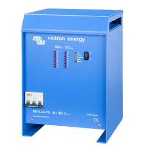 Regulatori de alimentare pentru acumulatori fotovoltaici cu trei faze Skylla-TG 24V-100A Victron