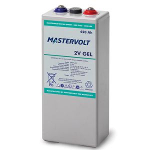 Seturi de baterii pentru fotovoltaice cu tehnologie GEL MSVS 2 Volti-420 Amperi MasterVolt