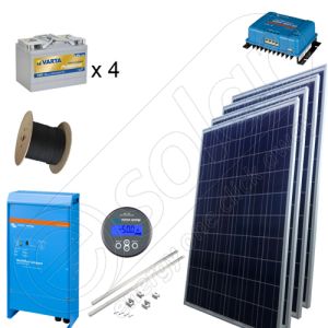 Sistem fotovoltaic solar cu productie de 3,3kWh media zilnica anuala si 1kW putere instalata