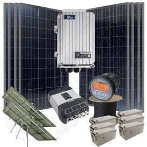 Sistem la cheie cu trackere solare instalatie cu celule fotovoltaice pentru case 1.6kW putere instalata si 8kWh media zilnica anuala