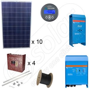 Sisteme de instalatii solare fotovoltaice complete cu putere instalata 2,5kW si productia de cca 8 kWh media zilnica pe an