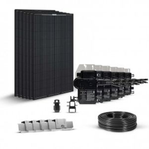 Kit fotovoltaic 192W 230V pentru autoconsum cu 6 microinvertoare fiabile si 6 panouri solare monocristaline 320W 24V durabile pret ieftin