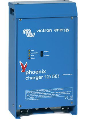 Controlere pentru incarcare si alimentare de la priza pentru baterii Phoenix Charger 12V-50A Victron