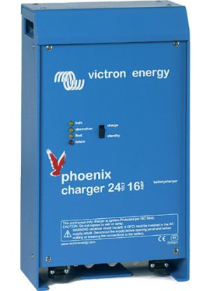 Incarcatoare AC-DC cu tensiune 24V pentru baterii solare si eoliene Phoenix Charger 24V-16A Victron