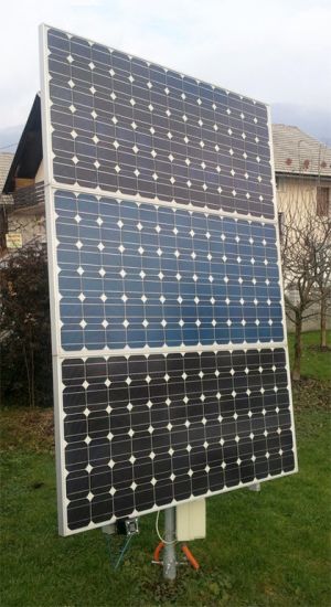 Tracker solar pentru panouri fotovoltaice, tracker solar fotovoltaic, tracker solar pentru acoperisuri